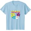 imageFurby Vintage Neon Rainbow Graffiti Style Group Poster TShirtBaby Blue