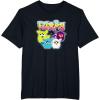 imageFurby Vintage Neon Rainbow Graffiti Style Group Poster TShirtBlack