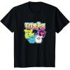 imageFurby Vintage Neon Rainbow Graffiti Style Group Poster TShirtBlack