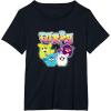 imageFurby Vintage Neon Rainbow Graffiti Style Group Poster TShirtBlack