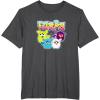 imageFurby Vintage Neon Rainbow Graffiti Style Group Poster TShirtDark Heather Grey