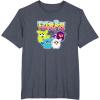 imageFurby Vintage Neon Rainbow Graffiti Style Group Poster TShirtHeather Blue
