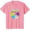 imageFurby Vintage Neon Rainbow Graffiti Style Group Poster TShirtPink