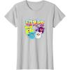 imageFurby Vintage Neon Rainbow Graffiti Style Group Poster TShirtSilver Grey