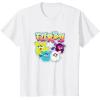 imageFurby Vintage Neon Rainbow Graffiti Style Group Poster TShirtWhite