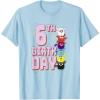 imageFurby 6th Birthday Stacked Furbies Funny Portrait TShirtBaby Blue