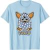 imageFurby Boom Classic Toy Polka Dot Pattern Portrait TShirtBaby Blue