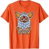 imageFurby Boom Classic Toy Polka Dot Pattern Portrait TShirtOrange