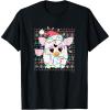 imageFurby Christmas Lights Sweater TShirtBlack