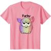 imageFurby Classic Toy Multi Colored Vintage Portrait TShirtPink