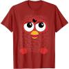 imageFurby Retro Big Red Smiling Face TShirtCranberry Red