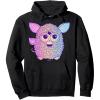 imageFurby Retro Neon Gradient Big Cute Portrait Pullover HoodieBlack