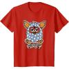 imageKids Furby Boom Classic Toy Polka Dot Pattern Portrait TShirtRed