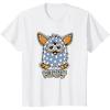 imageKids Furby Boom Classic Toy Polka Dot Pattern Portrait TShirtWhite