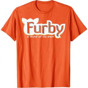 imageFurby A Mind Of Its Own Retro Bold Logo TShirtOrange