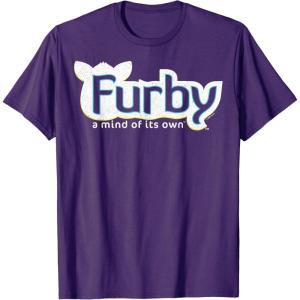 imageFurby A Mind Of Its Own Retro Bold Logo TShirtPurple
