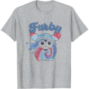 imageFurby Americana Tie Dye Swirl TShirtHeather Grey