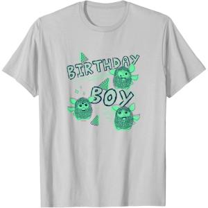 imageFurby Birthday Boy Scribble Lyrics Crazy Furbies Portrait TShirtSilver Grey