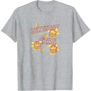 imageFurby Birthday Girl Scribble Lyrics Crazy Furbies Portrait TShirtHeather Grey