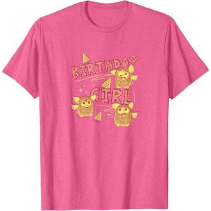 imageFurby Birthday Girl Scribble Lyrics Crazy Furbies Portrait TShirtPink Heather