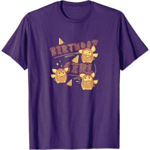 imageFurby Birthday Girl Scribble Lyrics Crazy Furbies Portrait TShirtPurple