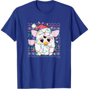 imageFurby Christmas Lights Sweater TShirtRoyal Blue