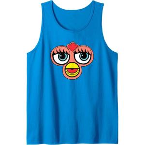 imageFurby Classic Toy Big Sassy Face Portrait Tank TopSapphire Blue
