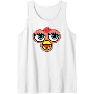 imageFurby Classic Toy Big Sassy Face Portrait Tank TopWhite