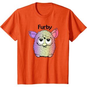 imageFurby Classic Toy Multi Colored Vintage Portrait TShirtOrange