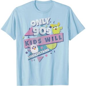 imageFurby Only 90s Kids Will Understand Retro Funky Logo TShirtBaby Blue
