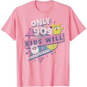 imageFurby Only 90s Kids Will Understand Retro Funky Logo TShirtPink