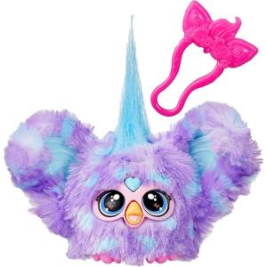 imageFurby Furblets BubLee Mini Friend 45 Sounds ampamp Music Speaks Only Furbish Electronic Plush Toys Pink ampamp White Back to School Gifts Ages 6Groovee Electronica Music