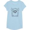 imageFurby Classic Toy Outline Vintage Smiling Portrait TShirtBaby Blue