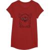 imageFurby Classic Toy Outline Vintage Smiling Portrait TShirtCranberry Red