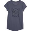 imageFurby Classic Toy Outline Vintage Smiling Portrait TShirtHeather Blue