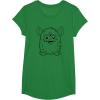 imageFurby Classic Toy Outline Vintage Smiling Portrait TShirtKelly Green