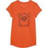 imageFurby Classic Toy Outline Vintage Smiling Portrait TShirtOrange