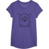 imageFurby Classic Toy Outline Vintage Smiling Portrait TShirtPurple Heather