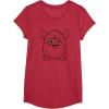 imageFurby Classic Toy Outline Vintage Smiling Portrait TShirtRed Heather