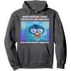 imageFurby Cute But Secretly Kinda Evil Photo Meme Pullover HoodieDark Heather Grey