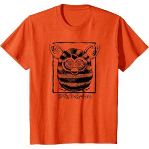 imageKids Furby Classic KahtohLoo Hypnotizing Eyes Vintage Portrait TShirtOrange