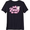 imageFurby Valentines Day Talk Furby To Me Cute Hearts Logo Premium TShirtNavy Blue