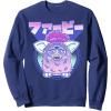 imageFurby Retro Pink Circle Kanji Portrait SweatshirtNavy Blue