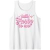 imageFurby Valentines Day Talk Furby To Me Cute Hearts Logo Tank TopWhite