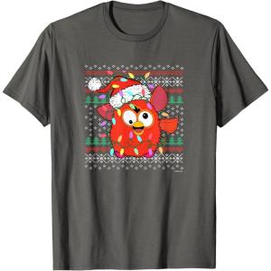 imageFurby Christmas Ugly Sweater TShirtAsphalt Grey