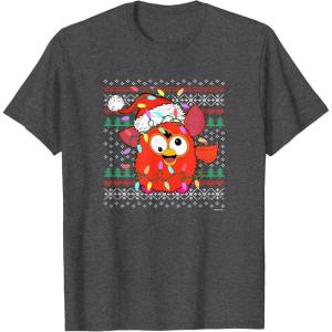 imageFurby Christmas Ugly Sweater TShirtDark Heather Grey