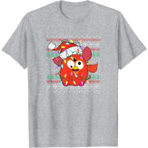 imageFurby Christmas Ugly Sweater TShirtHeather Grey