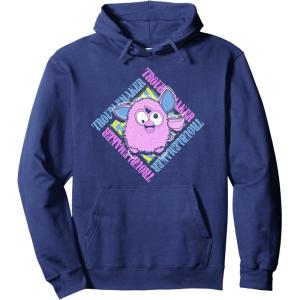 imageFurby Troublemaker Retro Box Up Portrait Pullover HoodieNavy Blue