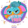 imageCafePress Furby Word to The Furb Square Bumper Sticker Car DecalWhite