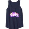 imageFurby Club Furby Colorful Gradient Musical Notes Furry Logo Tank TopNavy Blue
